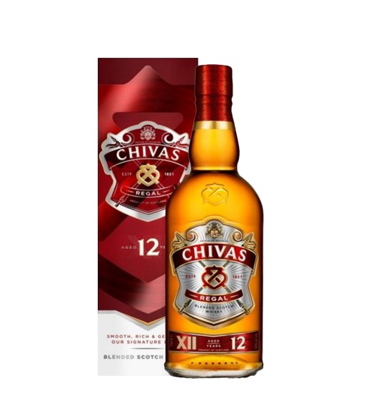 Whisky Chivas Regal 12 años (750cc)