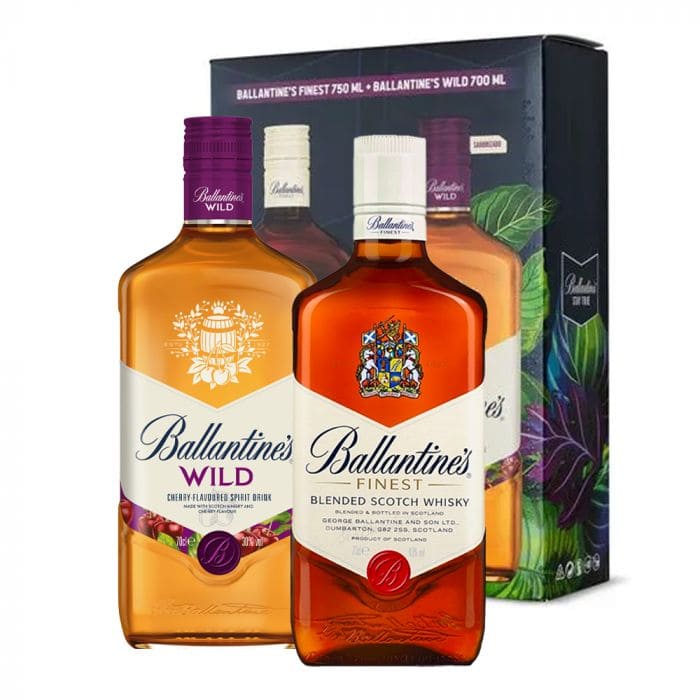 Pack Ballantines finest + Wild Cherry